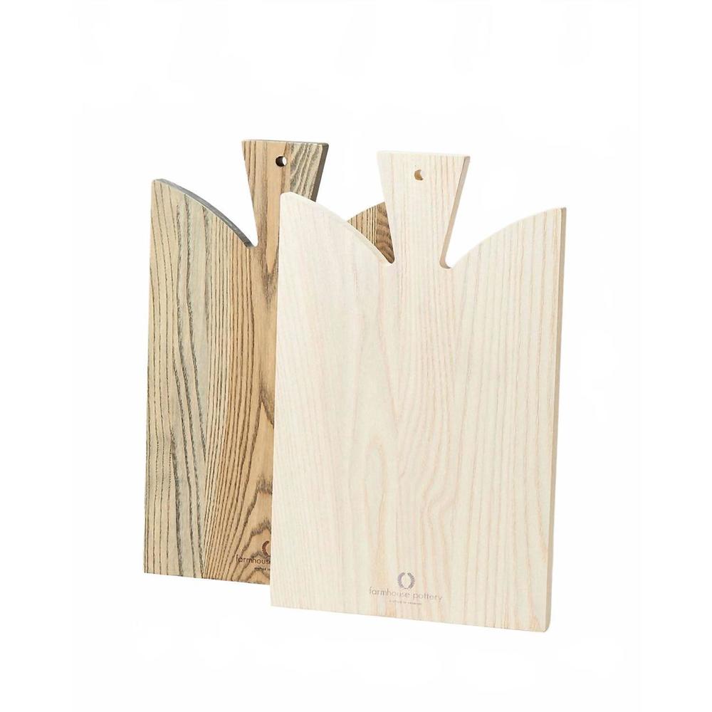 NEW FARMHOUSE POTTERY araucana bread board in white